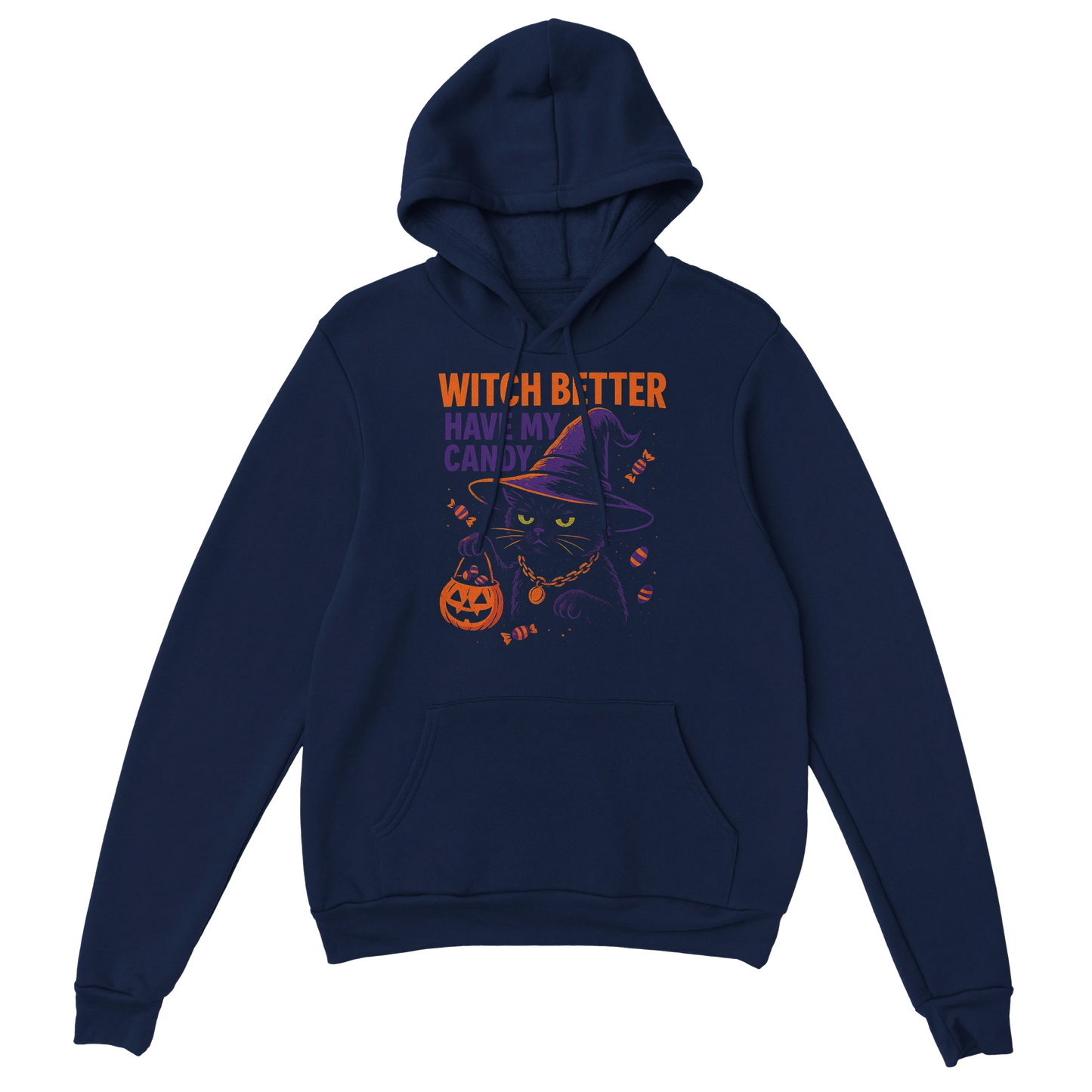 Witch Better Have My Candy – Funny Halloween Cat Hoodie - LazyWhiskers