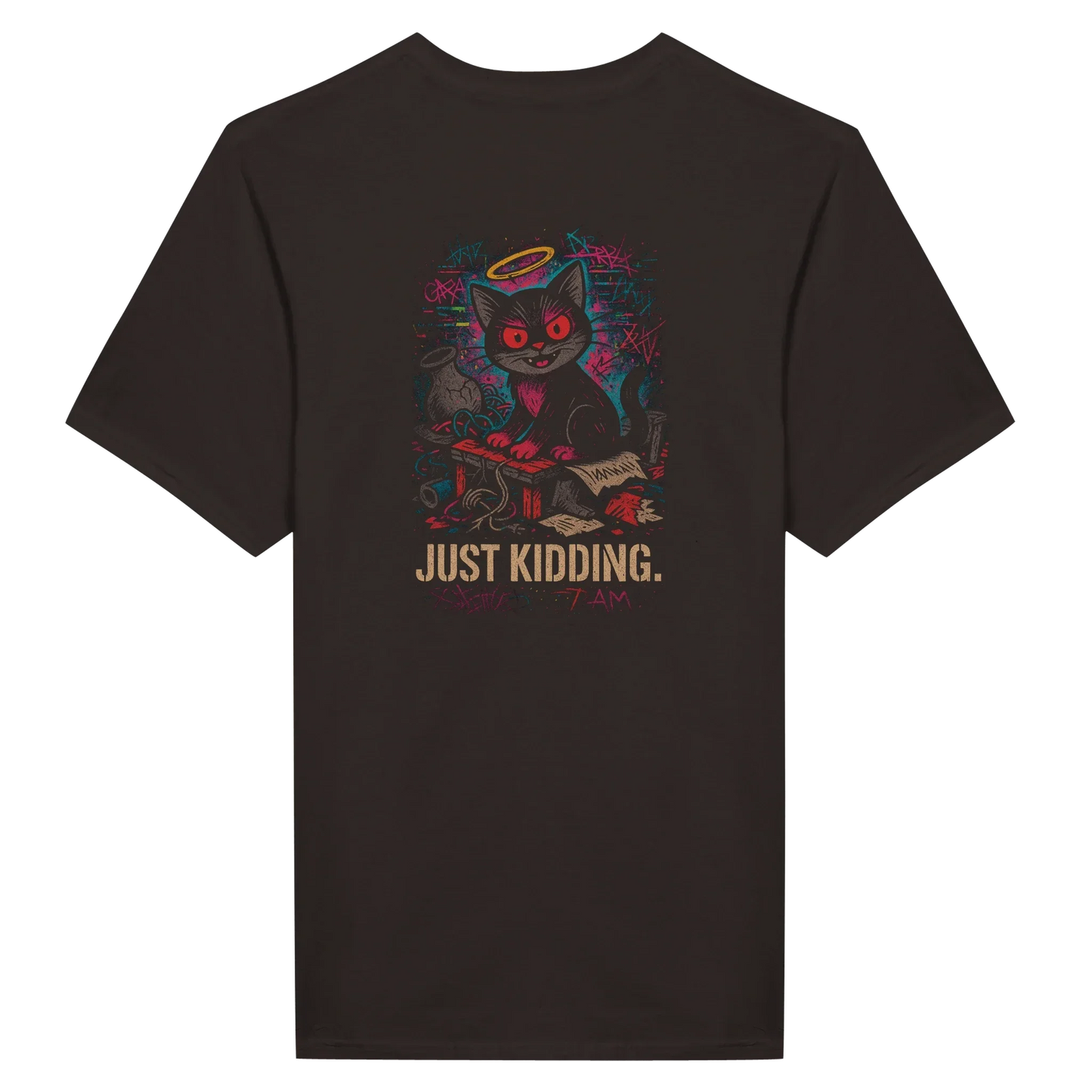 I'm harmless Just kidding – Front & Back Graphic Tee - LazyWhiskers