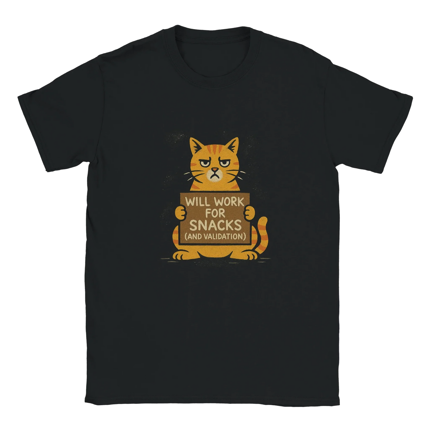 Will work for snacks - LazyWhiskers