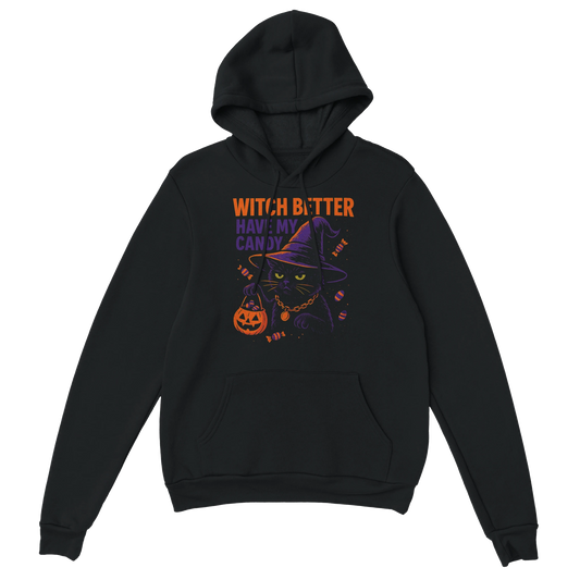 Witch Better Have My Candy – Funny Halloween Cat Hoodie - LazyWhiskers