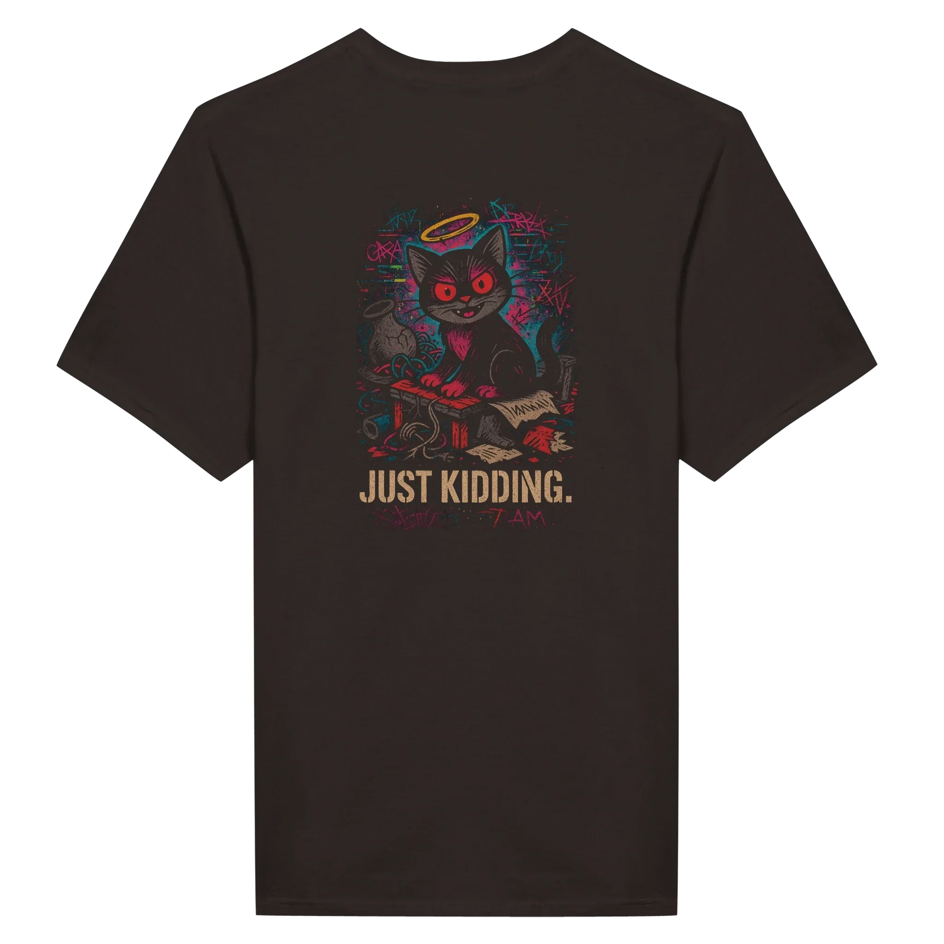I'm harmless Just kidding – Front & Back Graphic Tee - LazyWhiskers