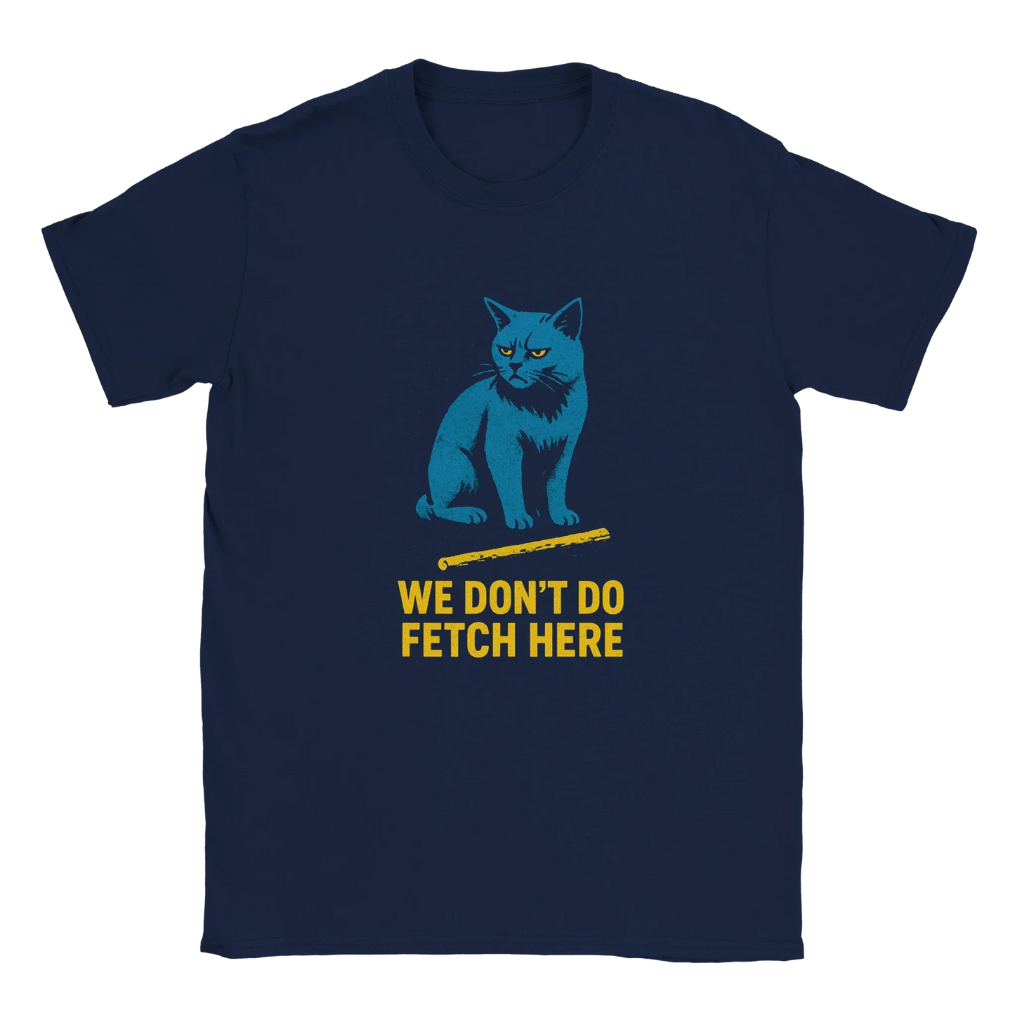 We don' do fetch here - LazyWhiskers