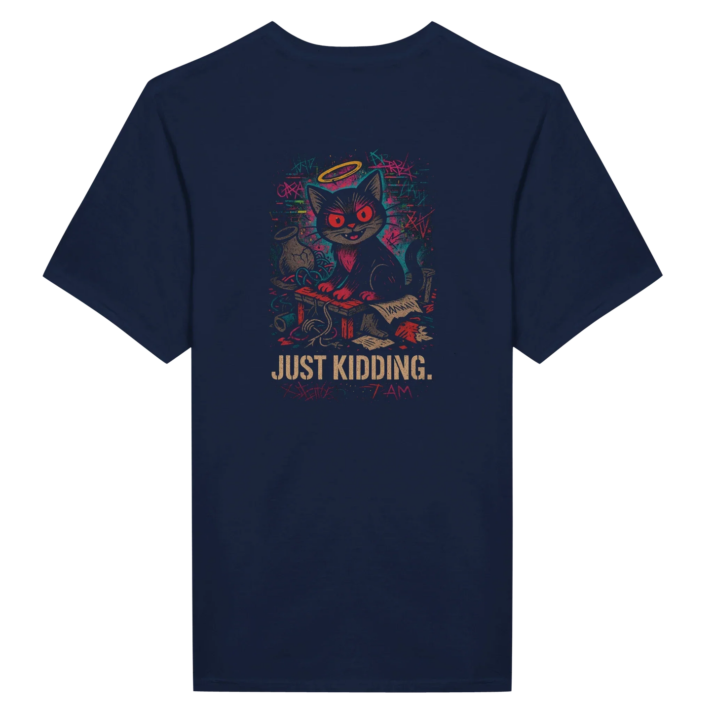 I'm harmless Just kidding – Front & Back Graphic Tee - LazyWhiskers