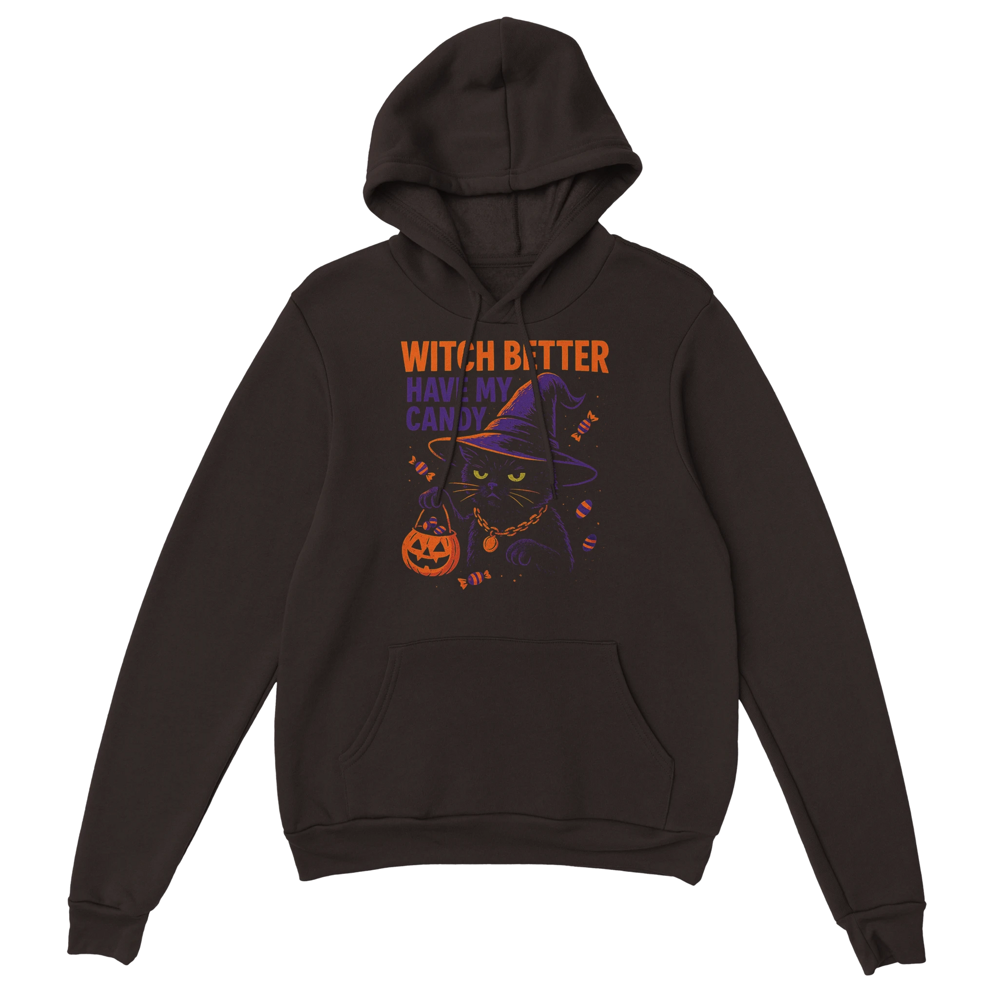 Witch Better Have My Candy – Funny Halloween Cat Hoodie - LazyWhiskers