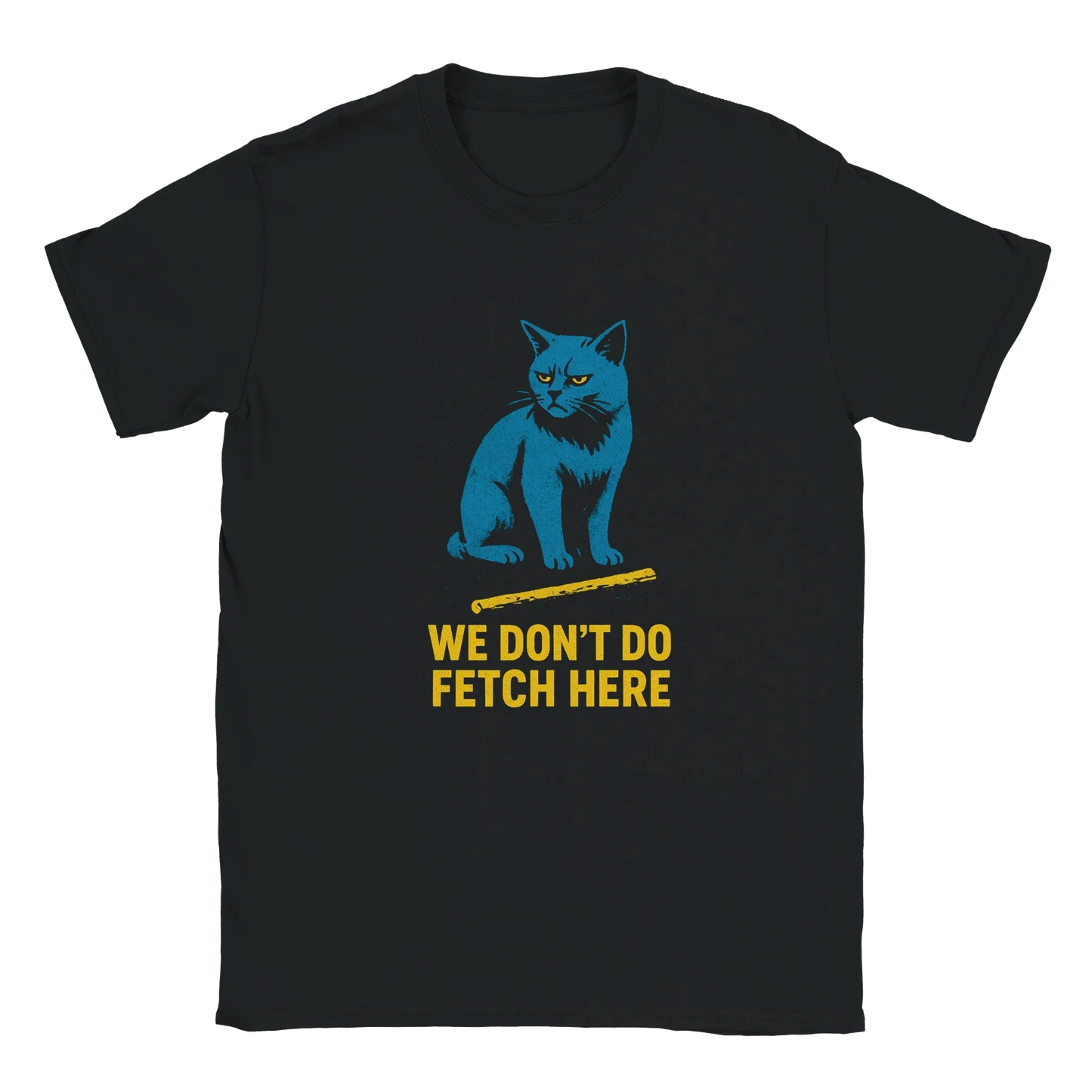 We don' do fetch here - LazyWhiskers